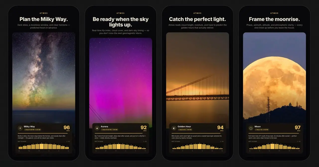Atmos: A App de Meteorologia Feita por Fotógrafos
