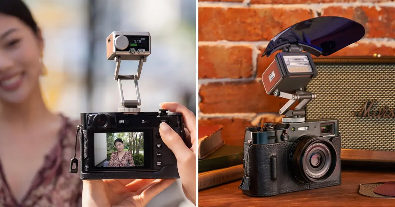 Harlowe Pocket Flash: Flash de Bolso com LED Bi-Color