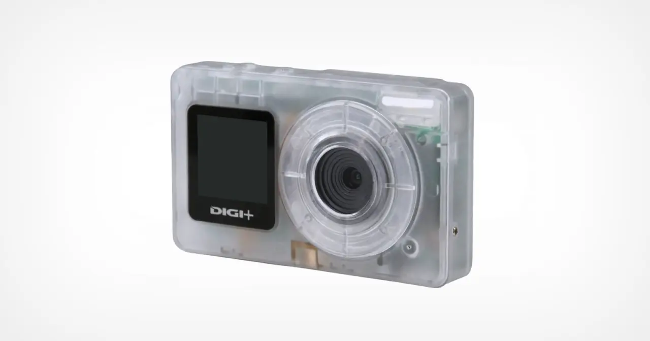 DIGI+ DGP-DCM01: Câmara Compacta com Duplo Ecrã e Estética Y2K