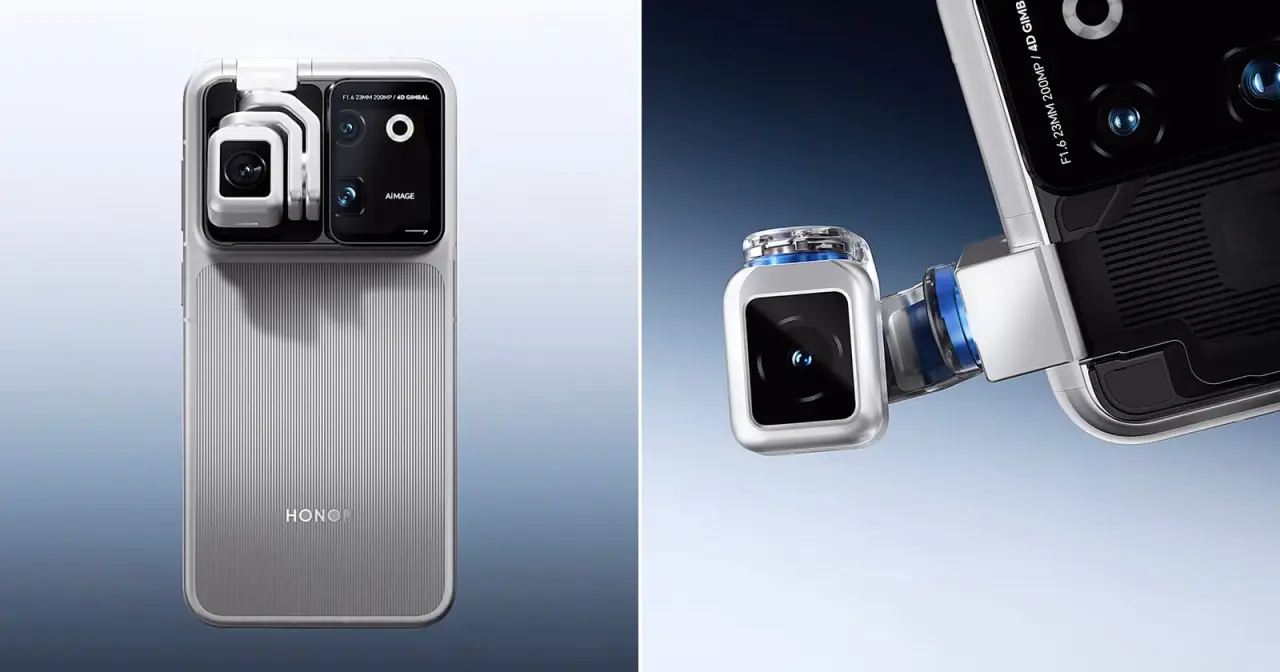 Honor Robot Phone: o smartphone com gimbal integrado chega à China