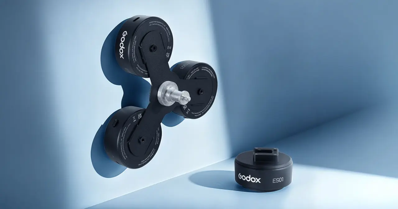 Godox Lança Ventosa Elétrica para Fixar Luzes em Qualquer Lugar