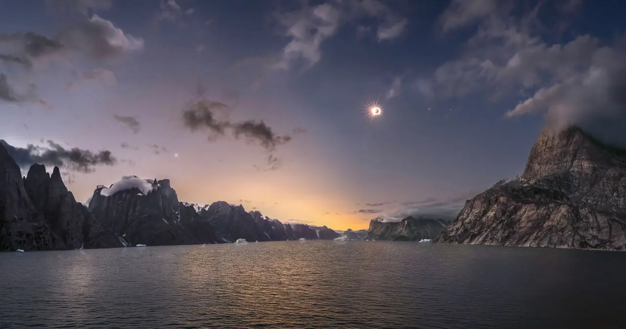 Eclipse Total no Ártico: Aventura Fotográfica em Scoresby Sund