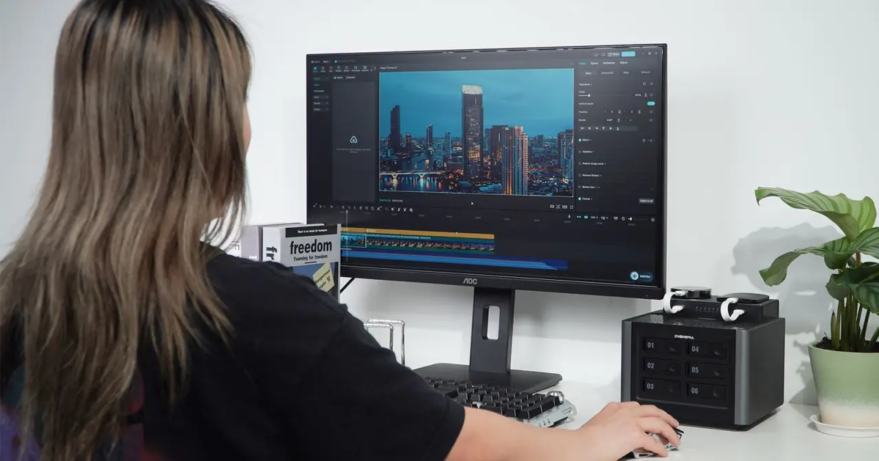 OmniCore: NAS All-Flash com IA para Pesquisar Fotos