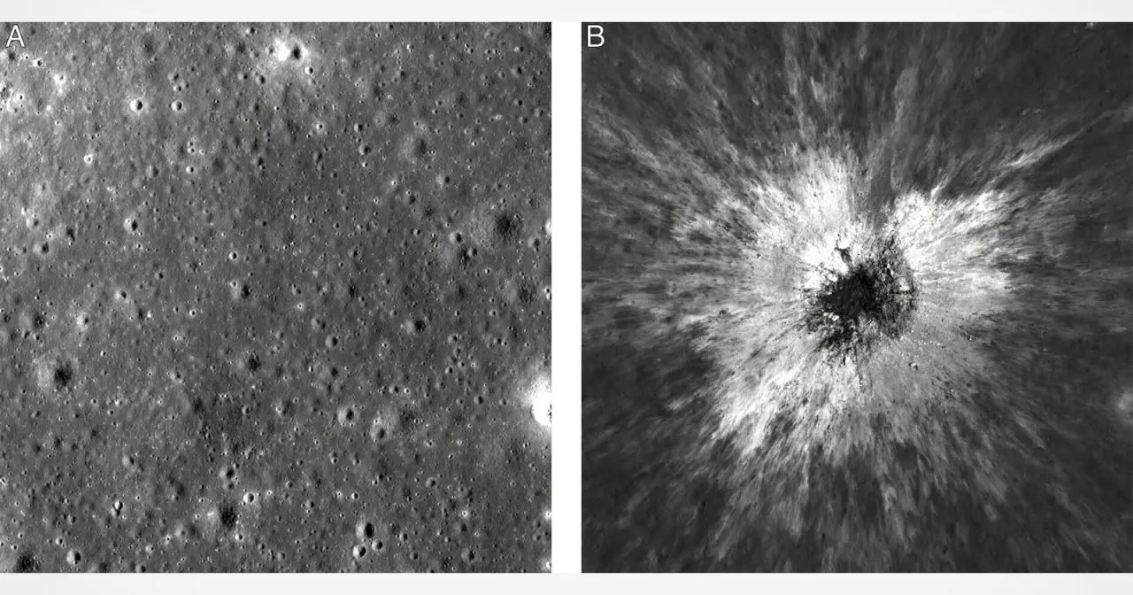 NASA Revela Fotos Antes e Depois de Crater Lunar Gigante
