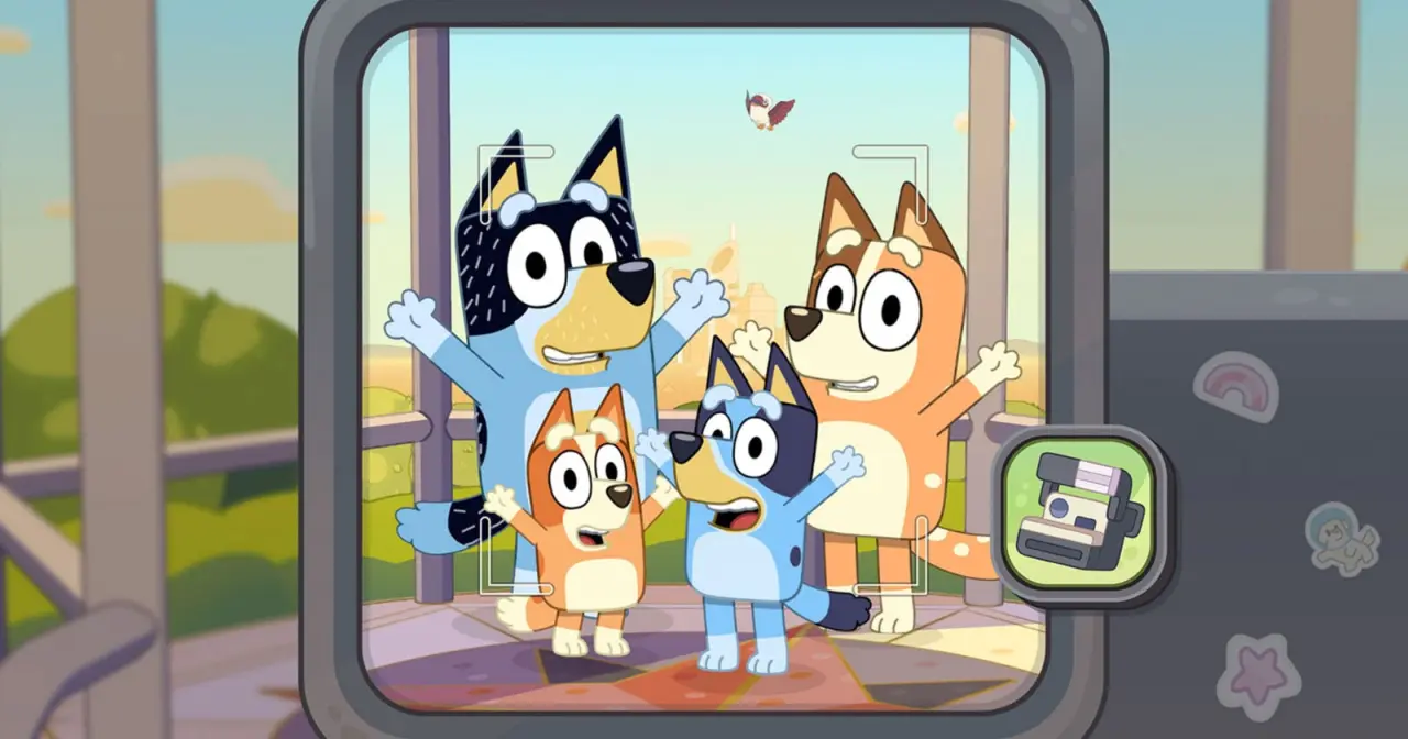 Bluey Happy Snaps: Videojogo de Fotografia para Crianças